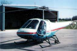 Chuck and the F-28A Enstrom helicopter