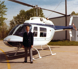 The JetRanger III and Chuck in Somerset, Kentucky